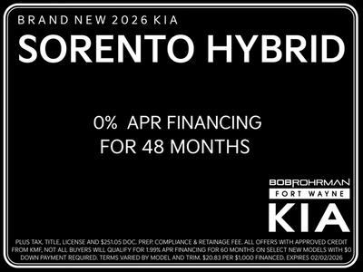 2026 Kia Sorento Hybrid EX