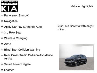 2026 Kia Sorento Hybrid EX