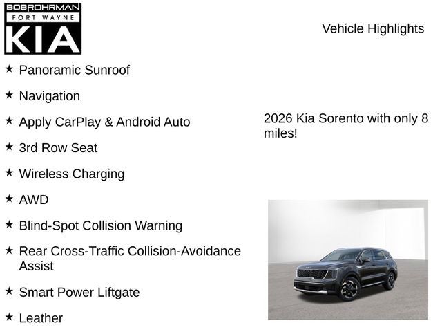 2026 Kia Sorento Hybrid EX