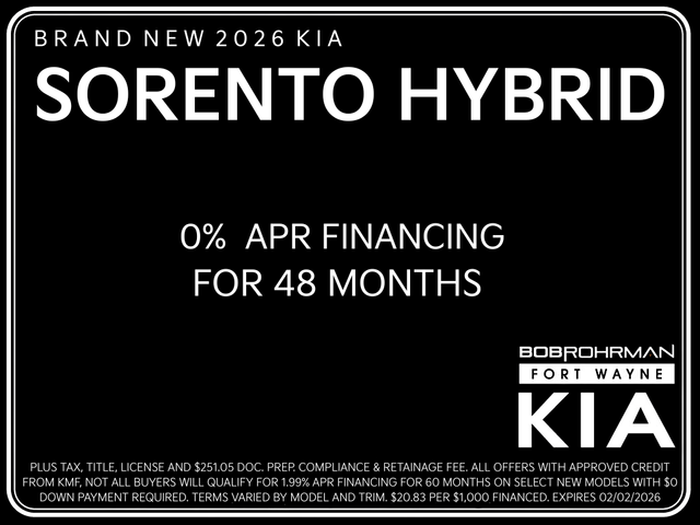 2026 Kia Sorento Hybrid EX