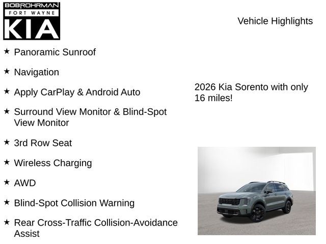 2026 Kia Sorento Hybrid X-Line SX Prestige