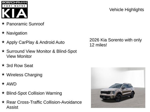 2026 Kia Sorento Hybrid X-Line SX Prestige