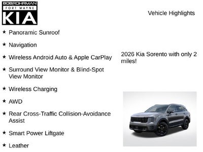 2026 Kia Sorento Hybrid X-Line SX Prestige