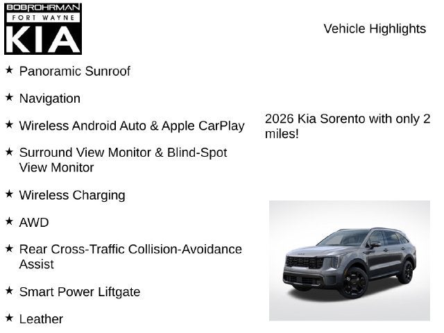 2026 Kia Sorento Hybrid X-Line SX Prestige
