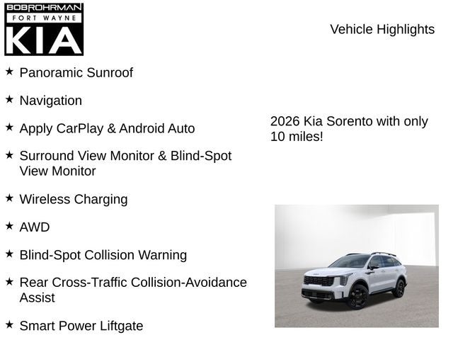 2026 Kia Sorento Hybrid X-Line SX Prestige