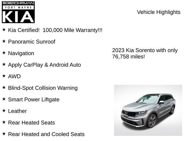 2023 Kia Sorento Hybrid SX Prestige
