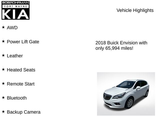 2018 Buick Envision Essence