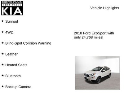 2018 Ford EcoSport Titanium