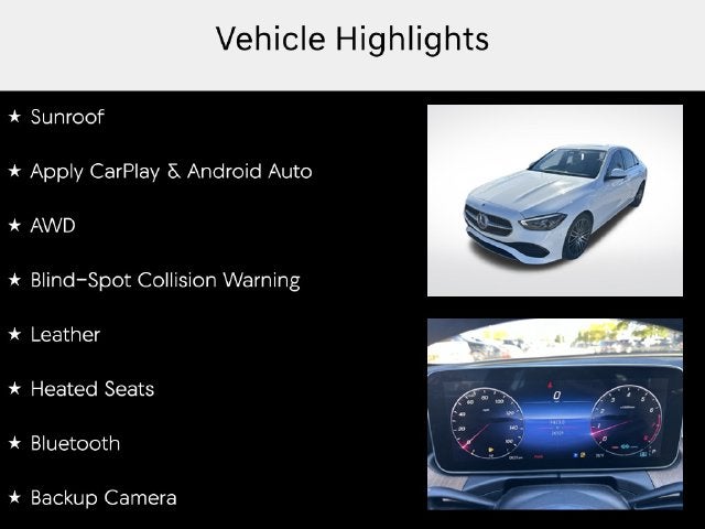 2022 Mercedes-Benz C-Class C 300 4MATIC®