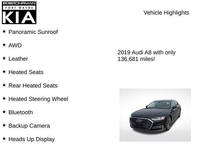2019 Audi A8 L 55 quattro