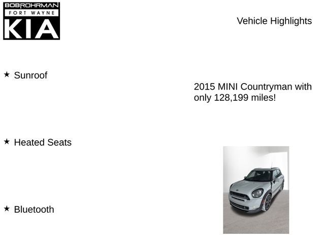 2015 MINI Countryman All4 Cooper S