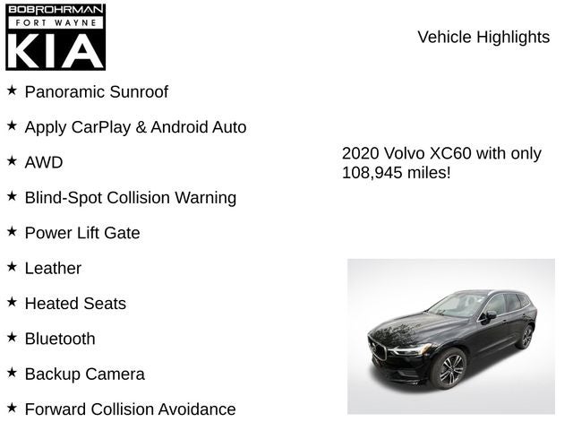 2020 Volvo XC60 T6 Momentum