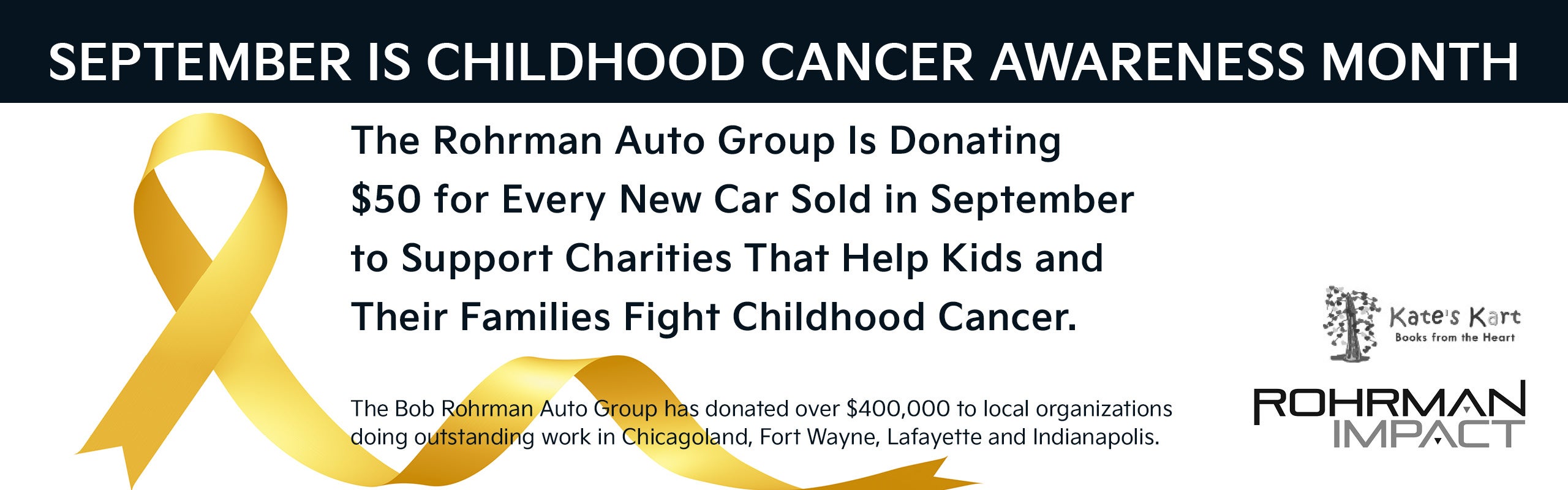 SEPTEMBER IS CHILDHOOD CANCER AWARENESS MONTH