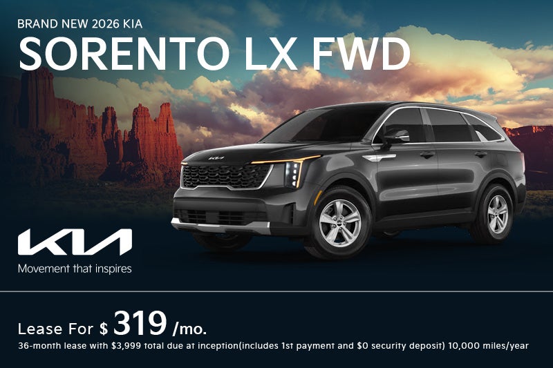 Brand New 2026 Kia Sorento LX FWD