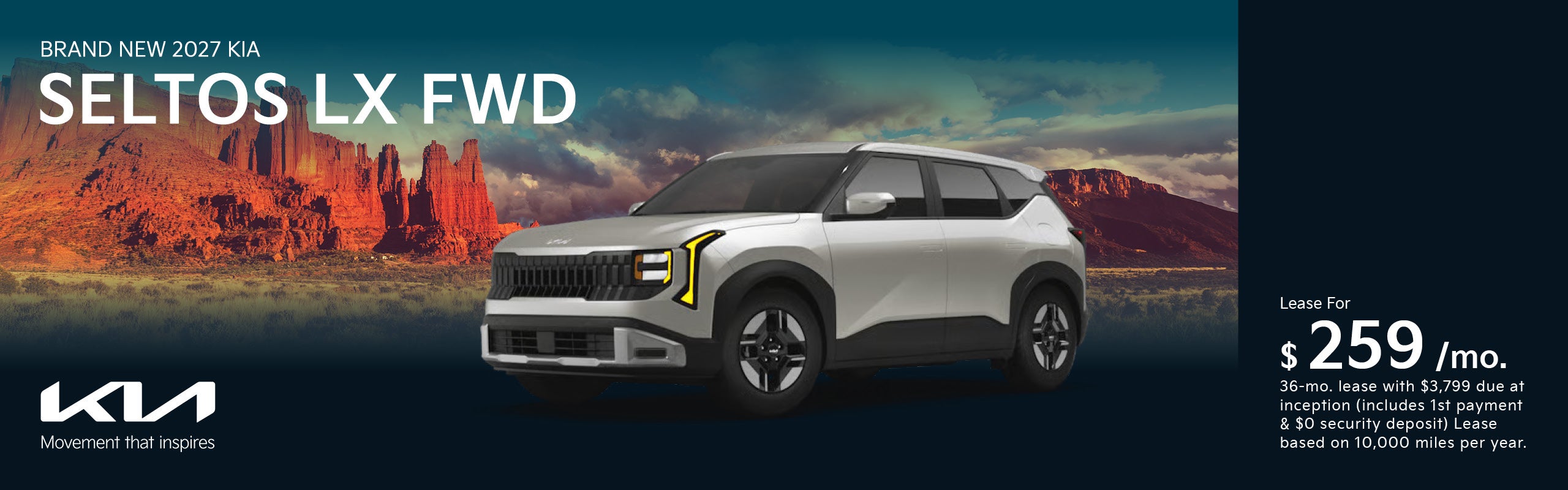 Brand New 2027 Kia Seltos LX FWD