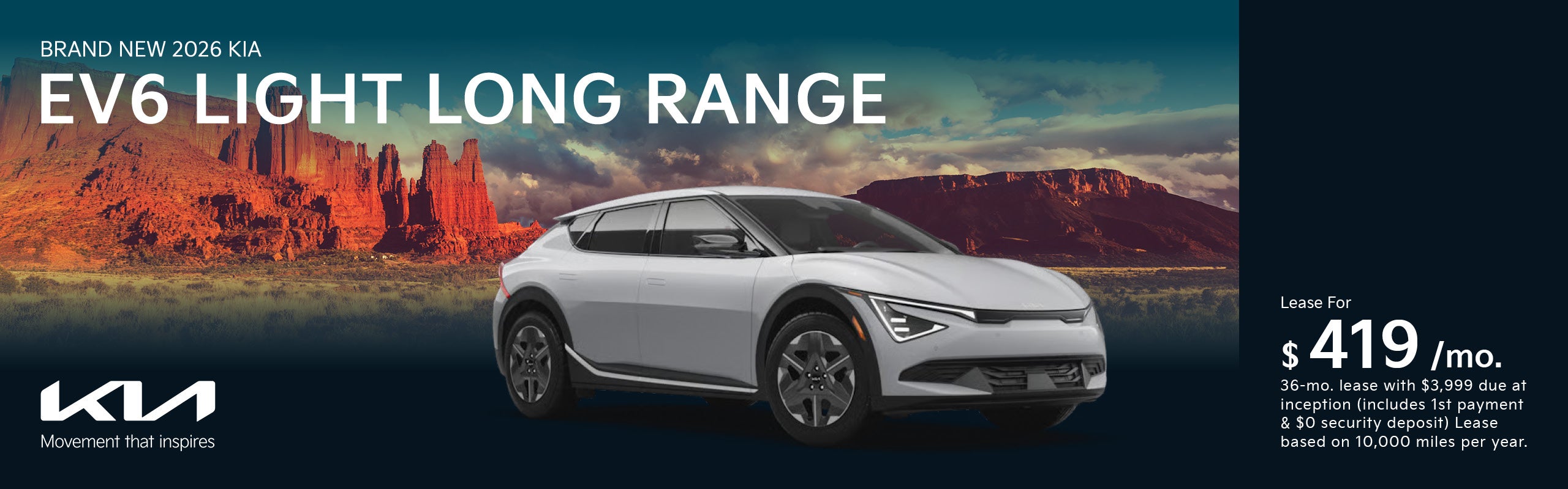 Brand New 2026 Kia EV6 Light Long Range