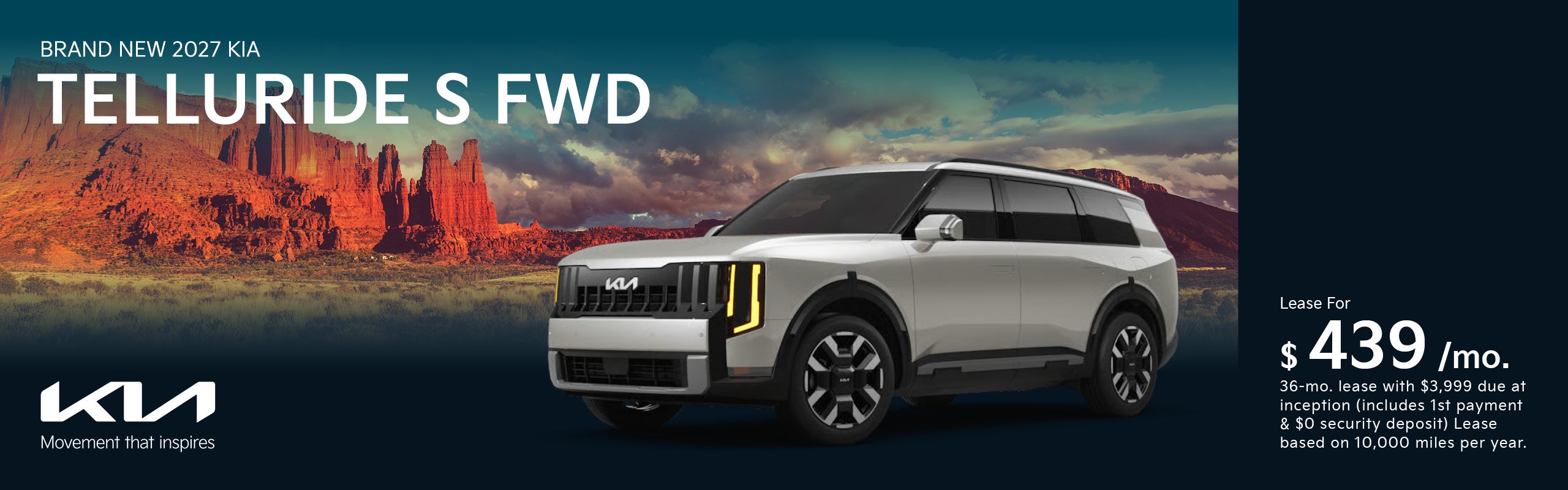 Brand New 2027 Kia Telluride S FWD 
