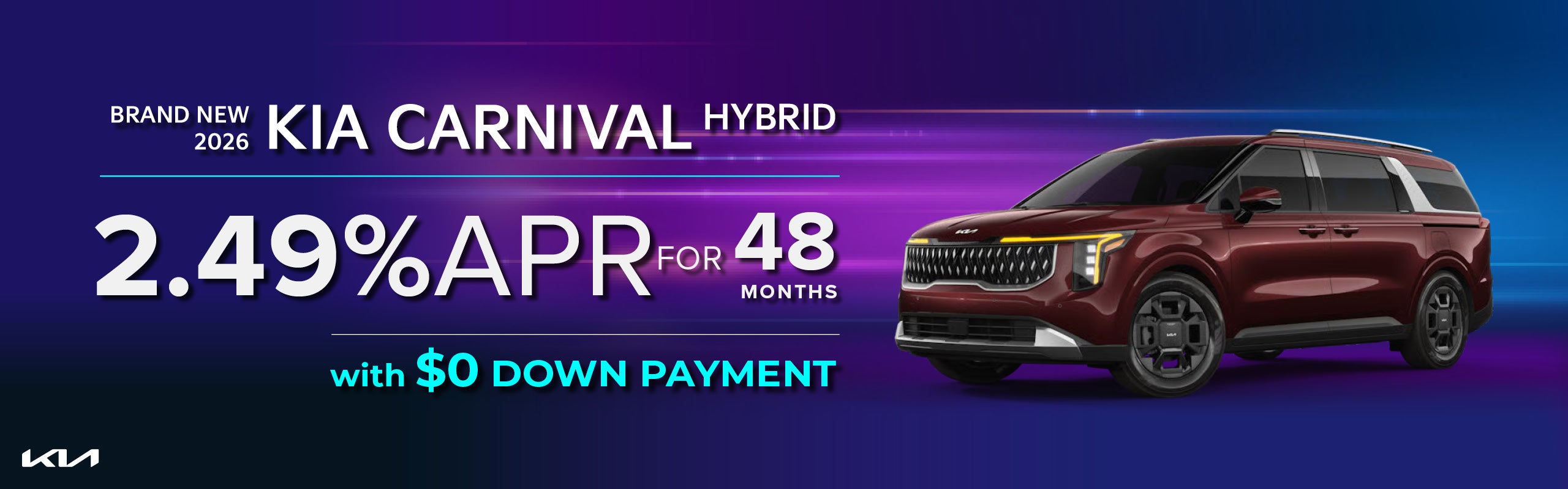 Brand New 2026 Kia CARNIVAL HYBRID