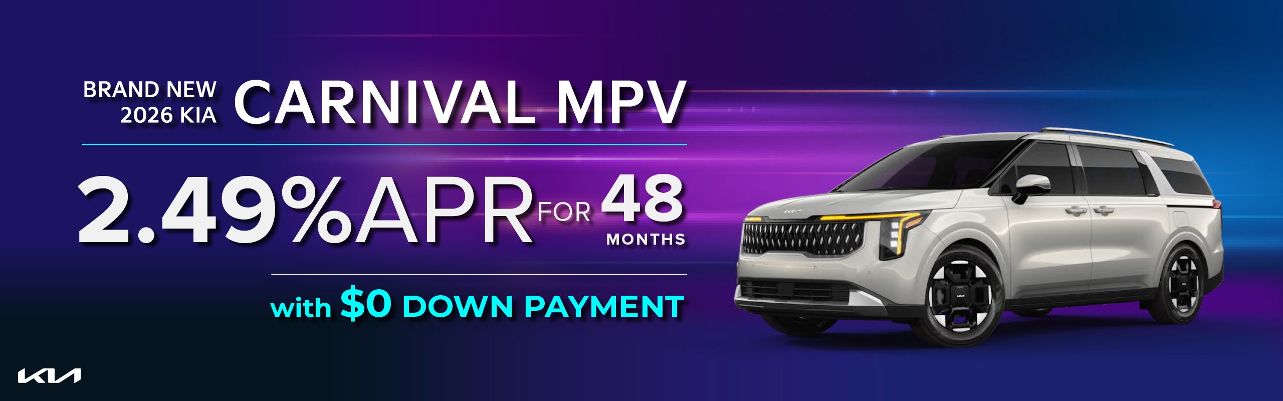 Brand New 2026 Kia CARNIVAL MPV