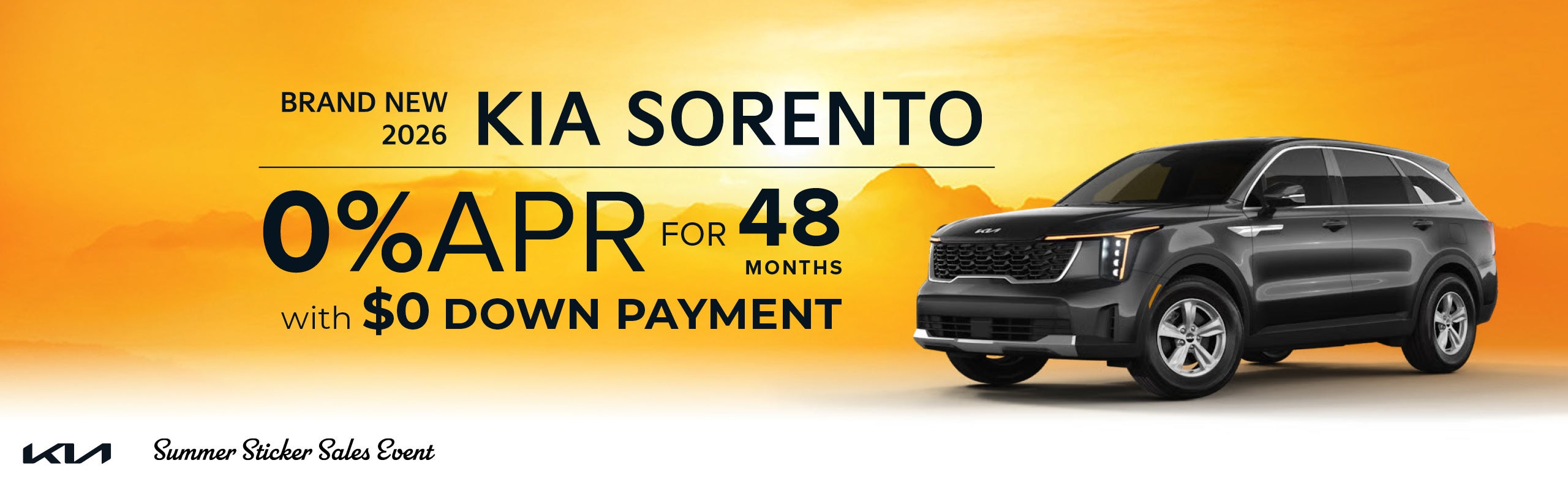 Brand New 2026 Kia SORENTO