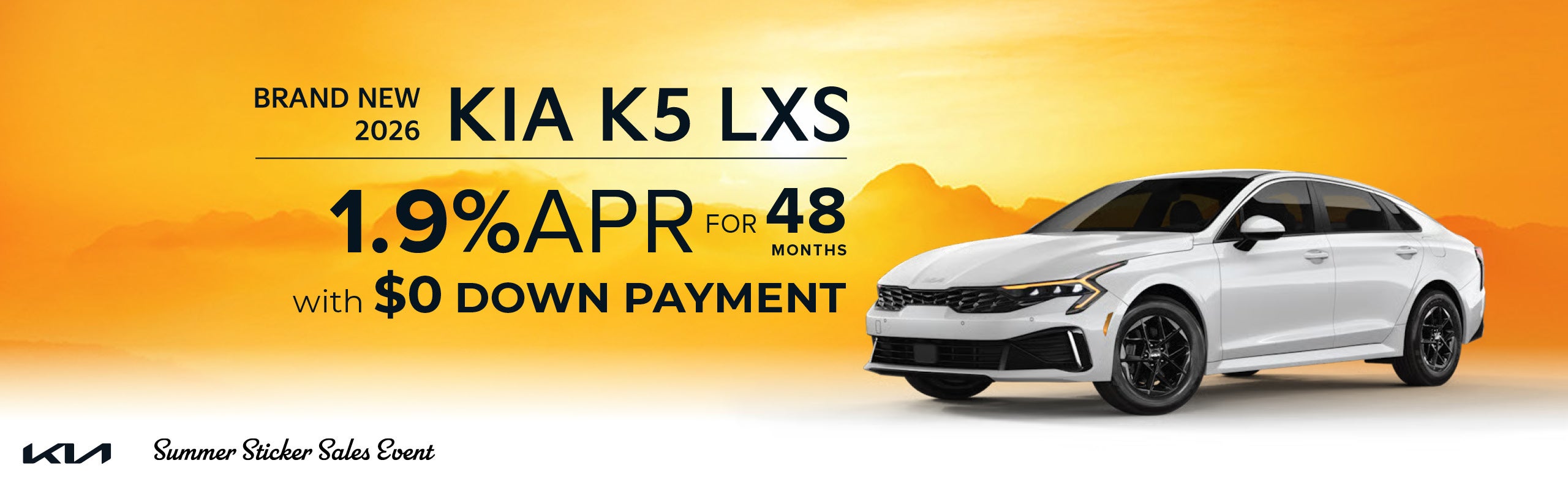 Brand New 2026 Kia K5