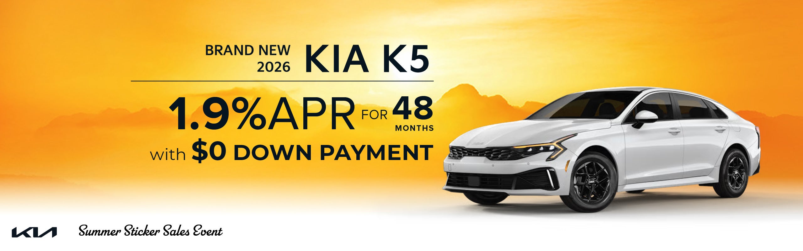Brand New 2026 Kia K5