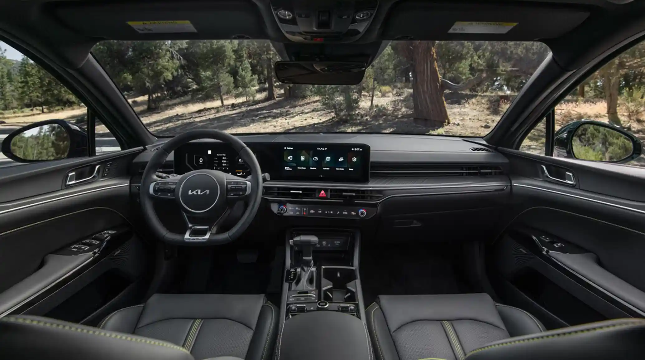 Interior of a 2025 Kia K5
