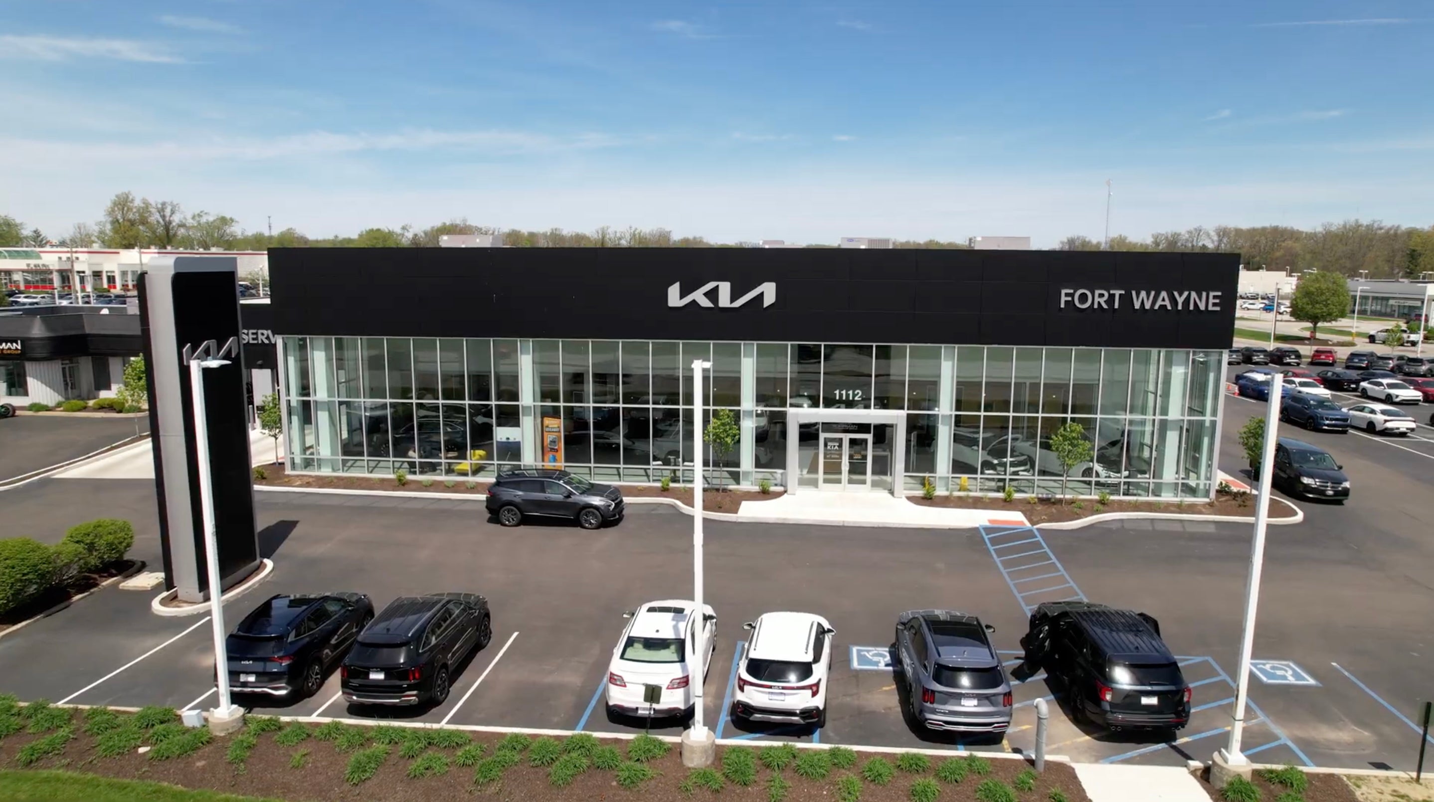 Outside of Fort Wayne Kia