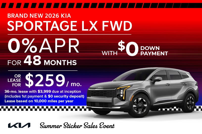 Brand New 2026 Kia SPORTAGE LX FWD