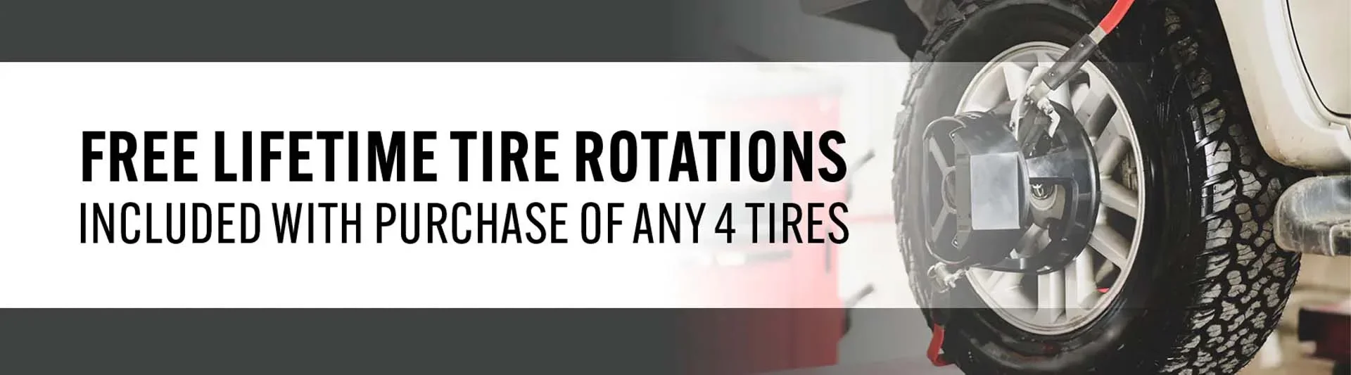 Free lifetime tire rotations